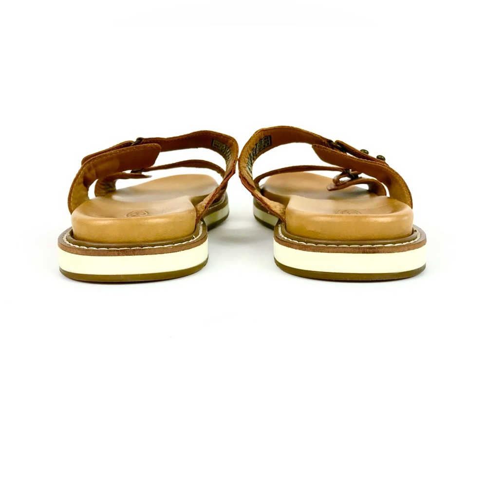 Keen Women’s Lana Double Strap Tan Leather Slide Sandals Size 9 - Picture 5 of 16